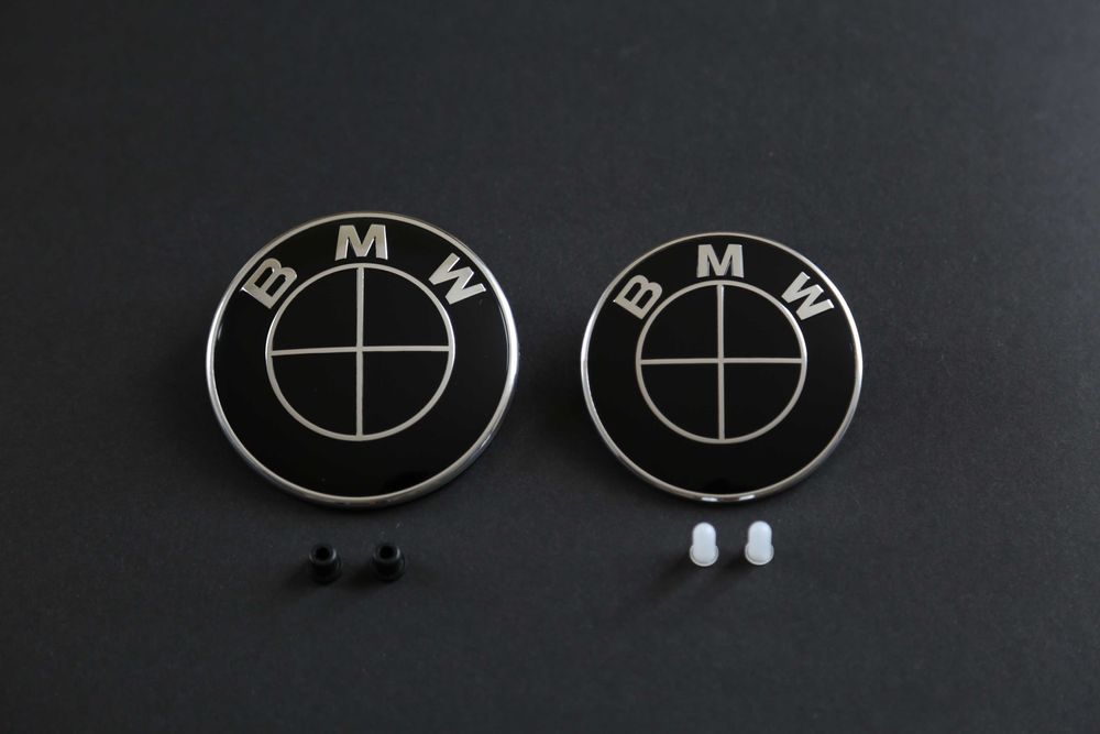 Set stema sigla emblema fata + spate BMW
