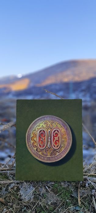 Картина "Құдағи жүзік" холст, масло.