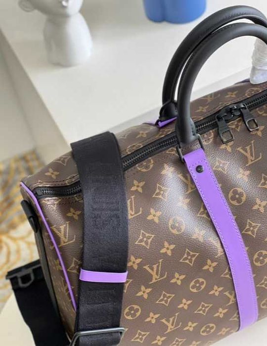 Geanta de voiaj Louis Vuitton, Keepall 50 cm, purple, Premium