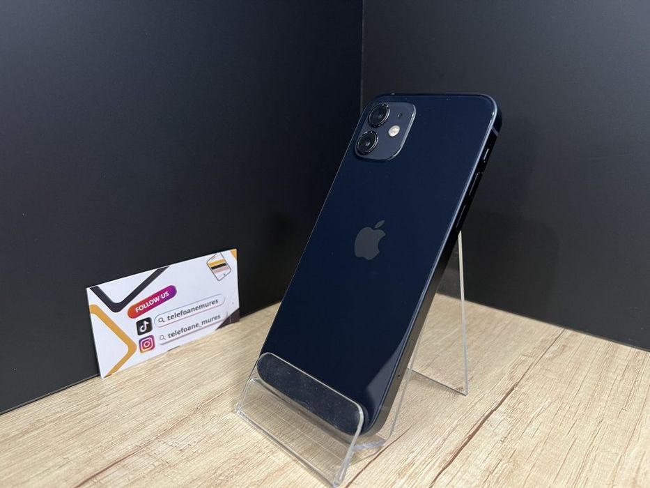 iPhone 12 64Gb Black Second-Hand 3 ani garanție, Telefoane Mures