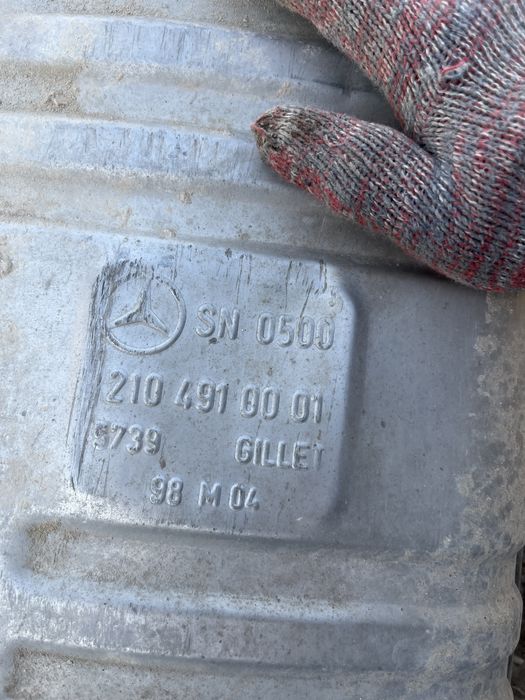 глушител мерседес 210 лупарик