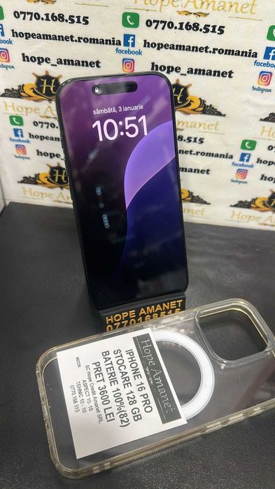 Hope Amanet P3 Iphone 16 Pro