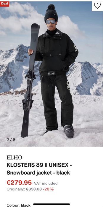 Elho Freestyle KLOSTERS 89 II Ski/Snowboard Anorak Jacket ОРИГИНАЛЕН