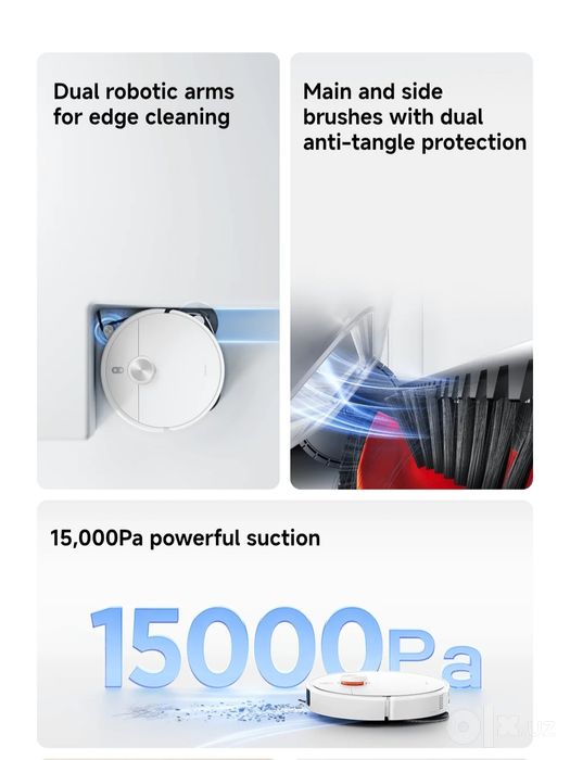 Робот-пылесос, Xiaomi Robot Vacuum H50 Pro  New Super Skidka+Garantiya