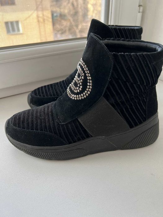 Ботинки весенне осенние замшевые