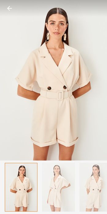 Бежов Гащеризон с колан и копчета