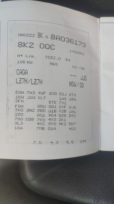 Capota fata / Aripa stanga fata/ Trager / Radiator AC / Radiator Apa/ Intercooler/ Electroventilator Audi A4 B8 2.0 TDI