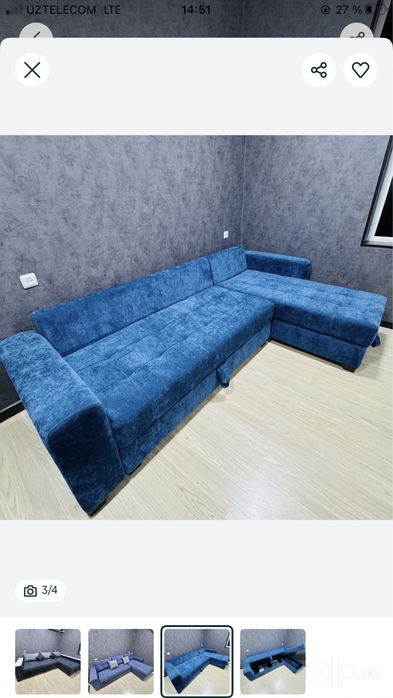 Yumshuq mebil ugalok narxi 3.200 mindan boshlanadi