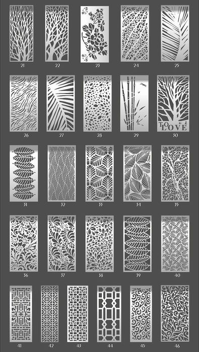 Porti si panouri de gard decupate la plasma- Modele Noi