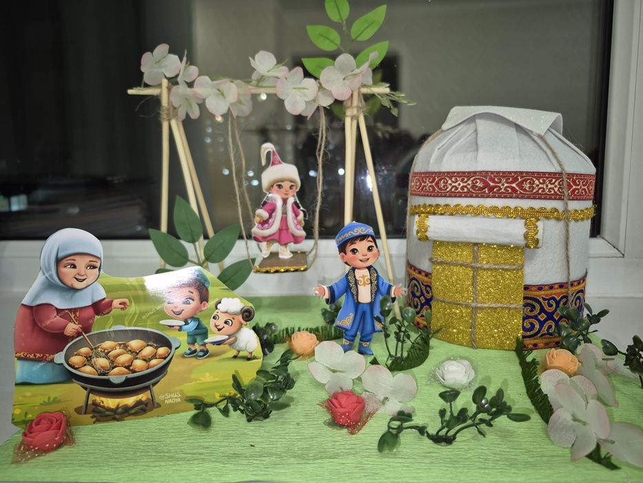 Поделка юрта на наурыз