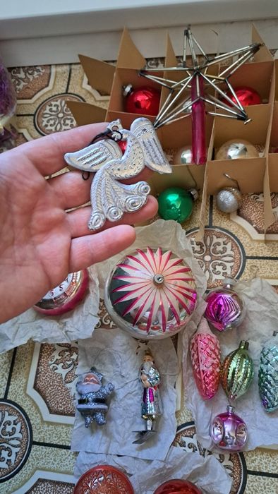 Ёлочные игрушки  из СССР