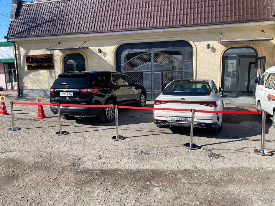 Барьер ограждения стойки конус столбик сигнальные ленты ленточный