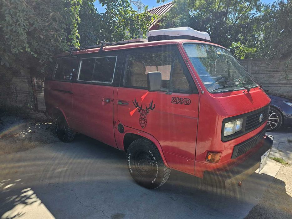 Vw T3 camper vintage pregătit pentru off-grid Off-camping