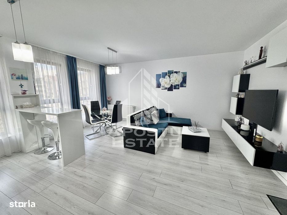 Apartament cu 2 camere la etajul 1 cu lift complet mobilat si utilat — fotografia 3