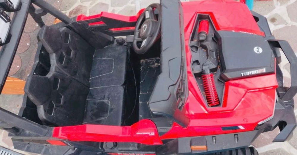 Masinuta Electrica Off-Road UTV pentru Copii 12V 7Ah, 4x4 Rosu