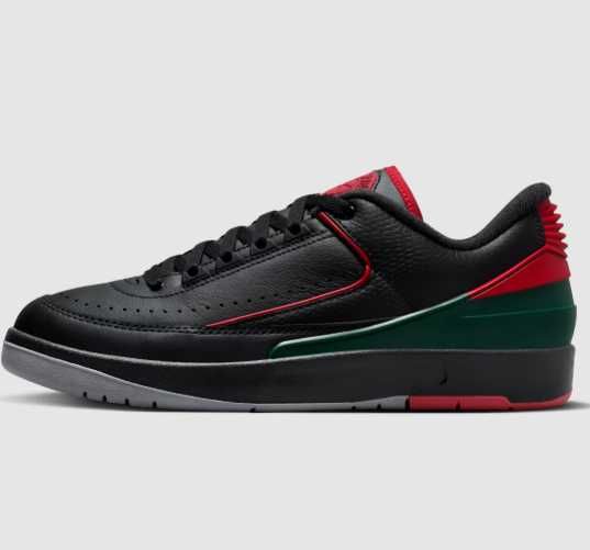 Нови Оригинални Nike Air Jordan 2 Retro Low Black/Red - 43 номер