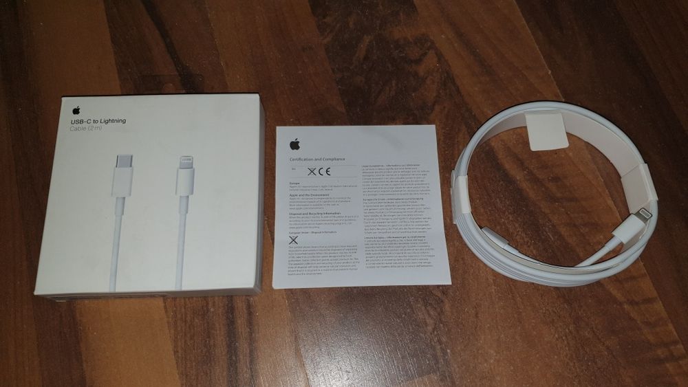 Cablu 2metri USB C to Lightning original Apple iPhone iPad Mac AirPods