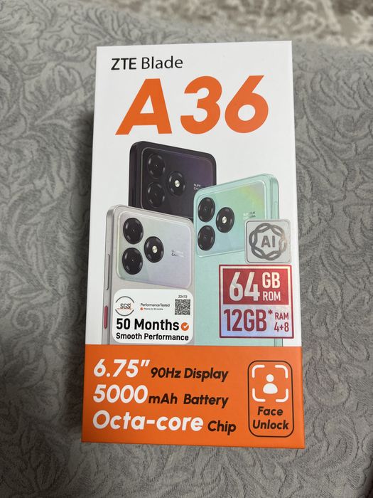 Продам новый телефон ZTE