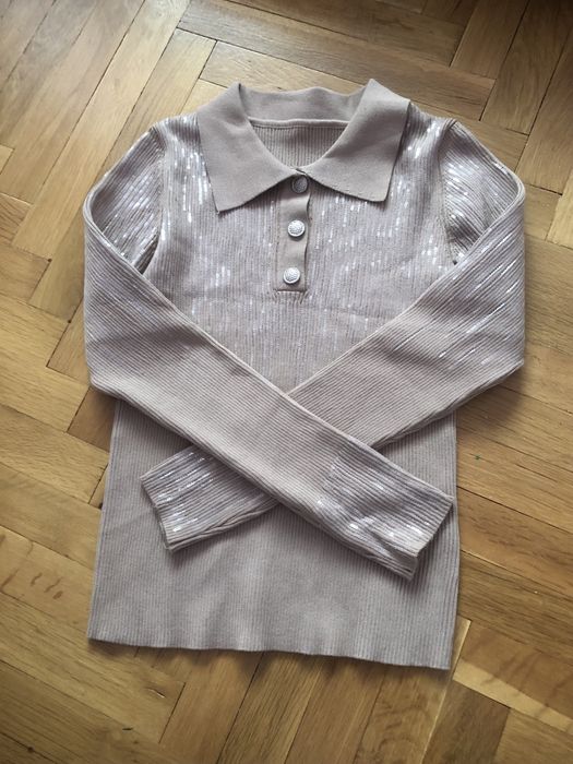 Дамска блуза в кафяво