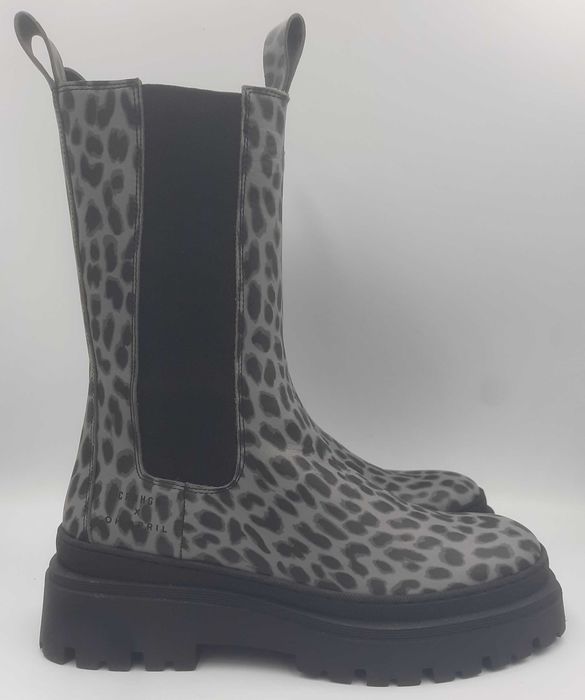 Ghete chelsea lux dama COPENHAGEN STUDIOS ed.limitata X OH APRIL piele naturala fina 39