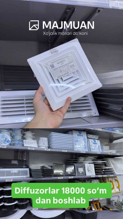 Diffuzorlar | Anemostat