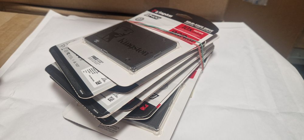 SSD WD 500GB/Samsung 1 TB/Kingston 480gb/1TB