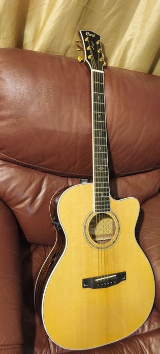 Chitara All-solid Electro Acustica Cort Gold OC8 Lemn masiv Premium Bolivian Rosewood Pau-Ferro