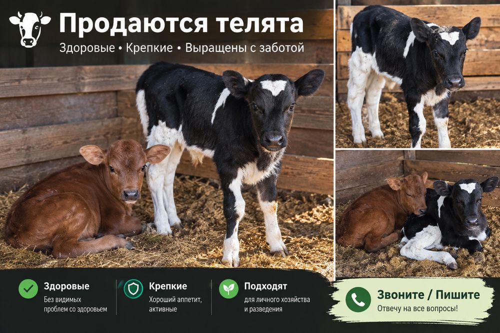 Продам телят хорошой породы