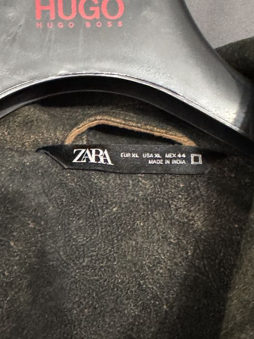 Geaca de piele de caprioara ZARA marimea XL