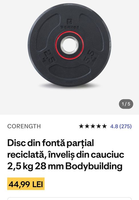 Discuri greutatii