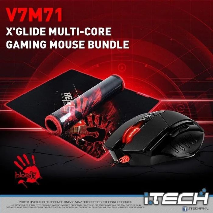 (2в1) Коврик+Игровая мышка/мышь Bloody V7M71