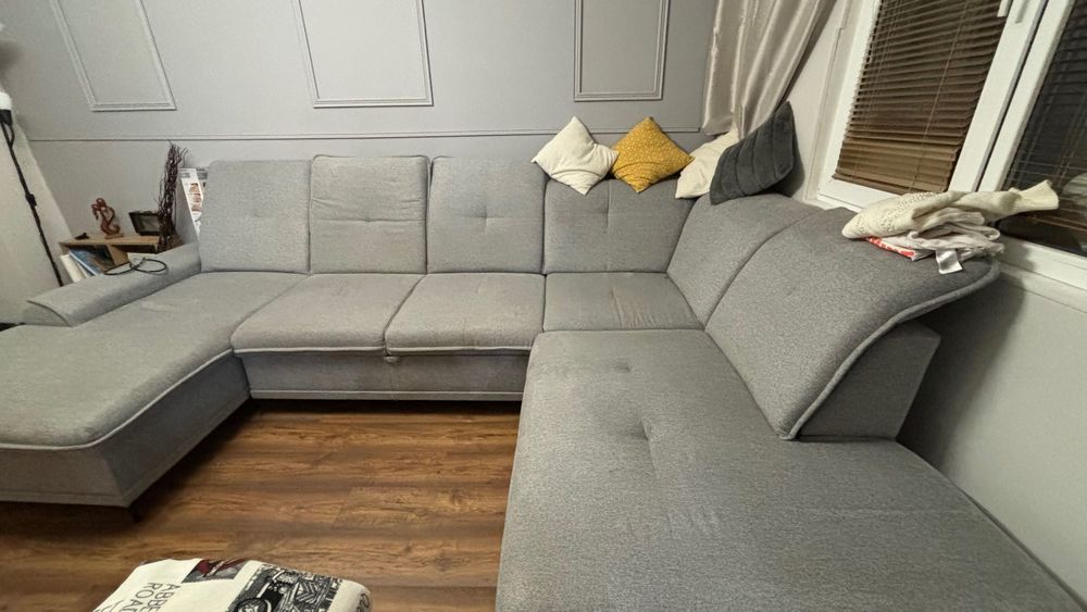 П-образен диван с гаранция