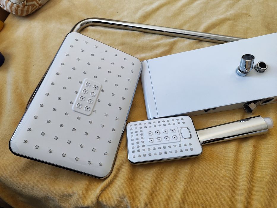 Душ система с пита, ръкохватка и долен душ