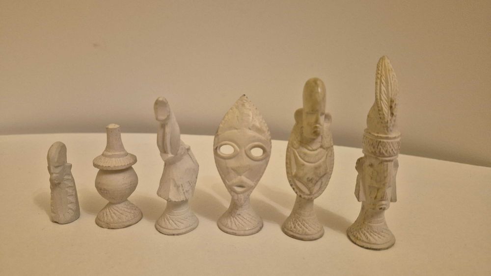 Sah tabla joc strategie lucrat manual hand made in Africa chess placa