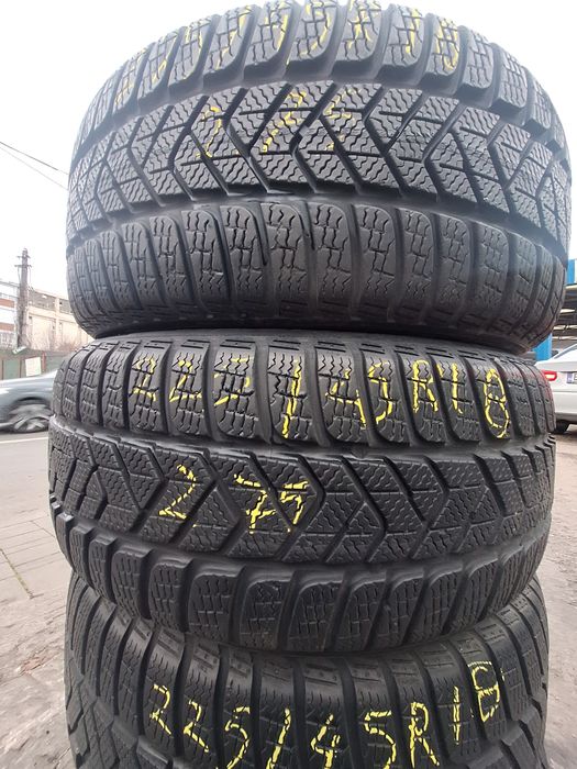 4 anvelope iarna 225/45r18 Pirelli rft runflat Montaj Gratuit