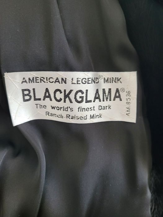 Норковая шуба Black Glama
