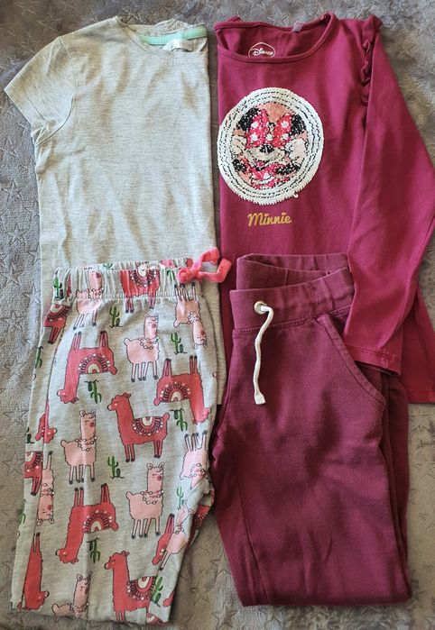 Lot haine fete, 8 ani, 134, Minnie Mouse,  Disney,  lama,  animale