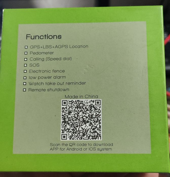 Детские GPS часы  TD-02