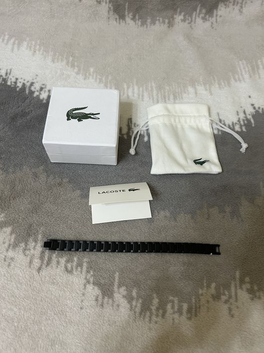 Bratara Lacoste Unisex Neagra