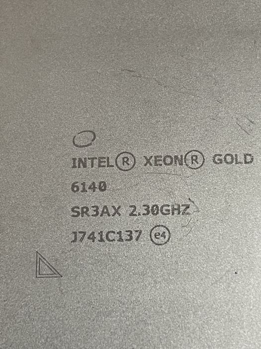 Procesor Server intel xeon Gold 6140