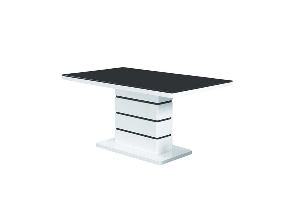 Трапезна маса Доналд /DONALD черно/бяло