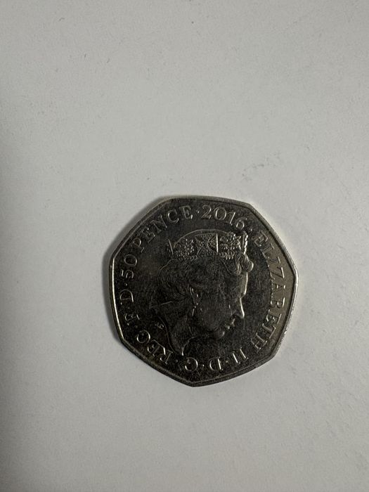 Moneda 50 pence “Peter Rabbit”