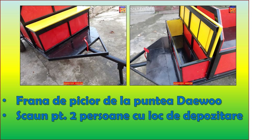 remorcă pentru motocultor