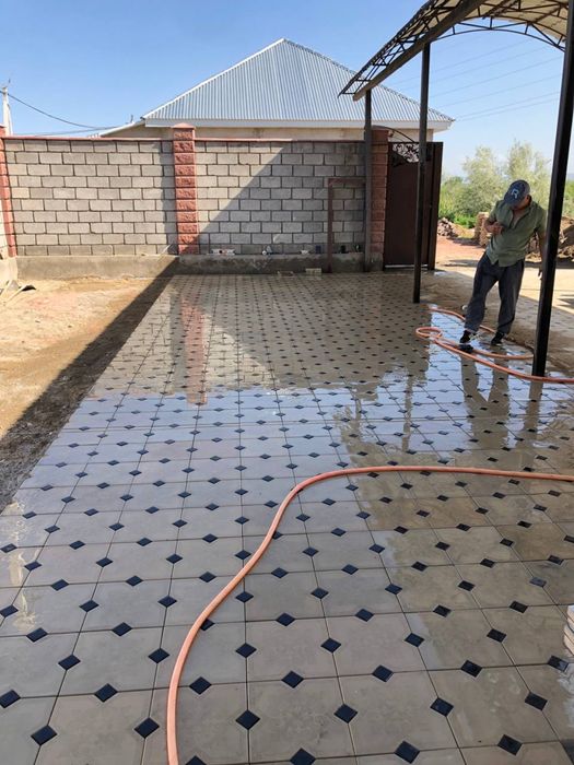 Укладка брусчатка