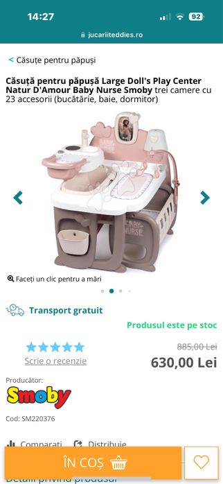 Vand centru de ingrijire pt papusi