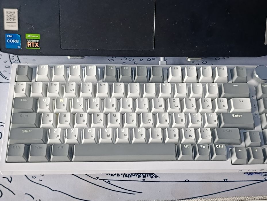 AJAZZ Mechanical Keyboard White