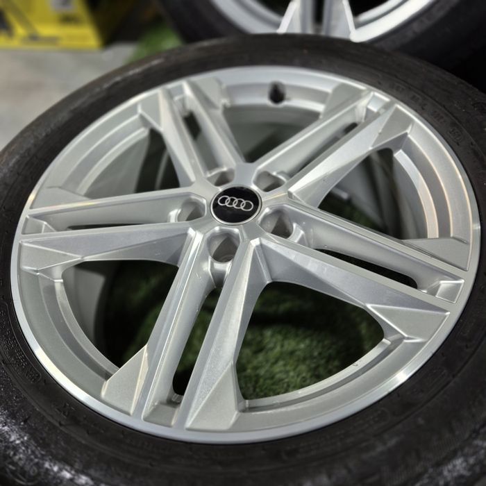 Jante impecabile Audi Q5 R 19 5x112 cu anvelope 235 55 19 Michelin