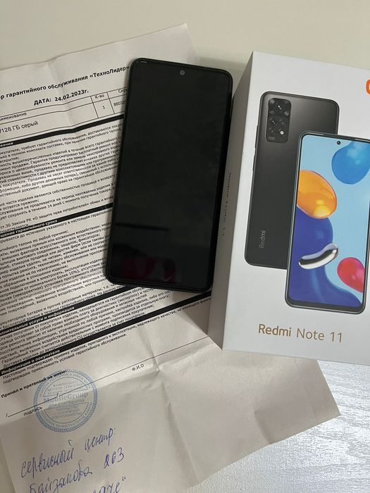 Xiaomi Redmi Note 11 4 ГБ/128 ГБ серый  б/у