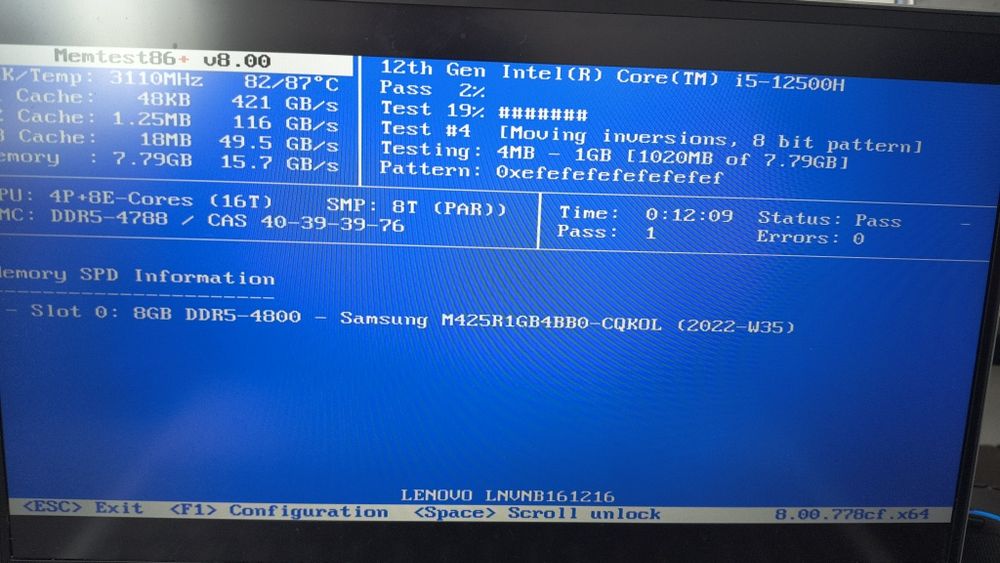 8GB DDR5 4800MHz Laptop Ram Samsung