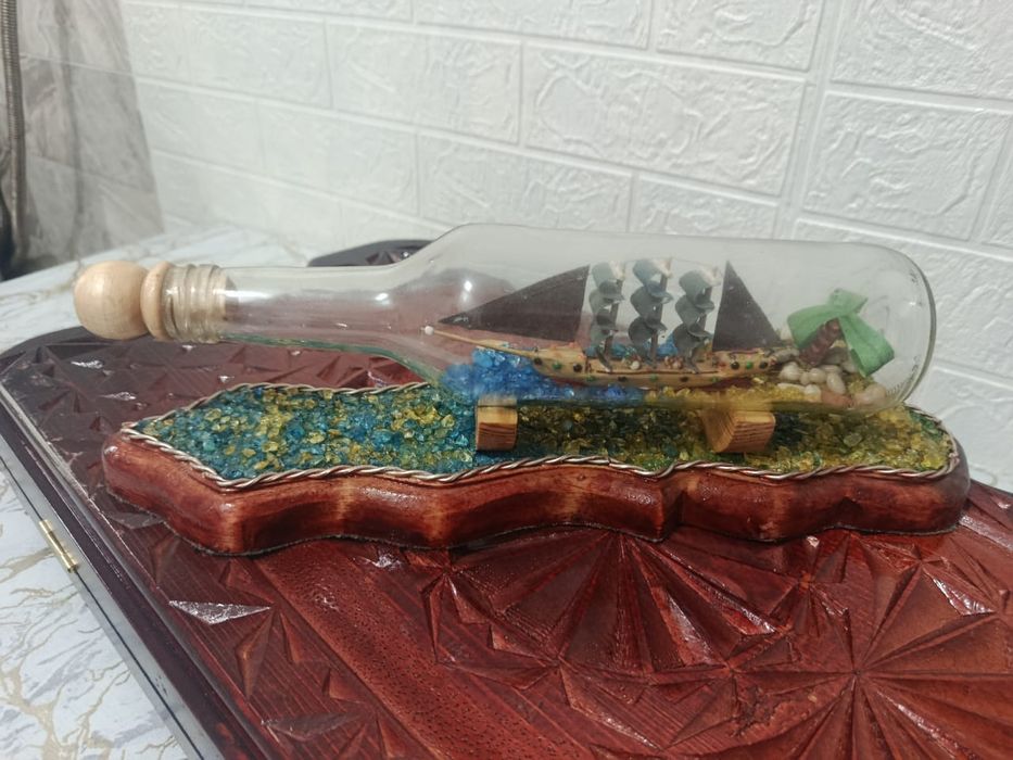 Продам подарочный набор нарды , кораблики